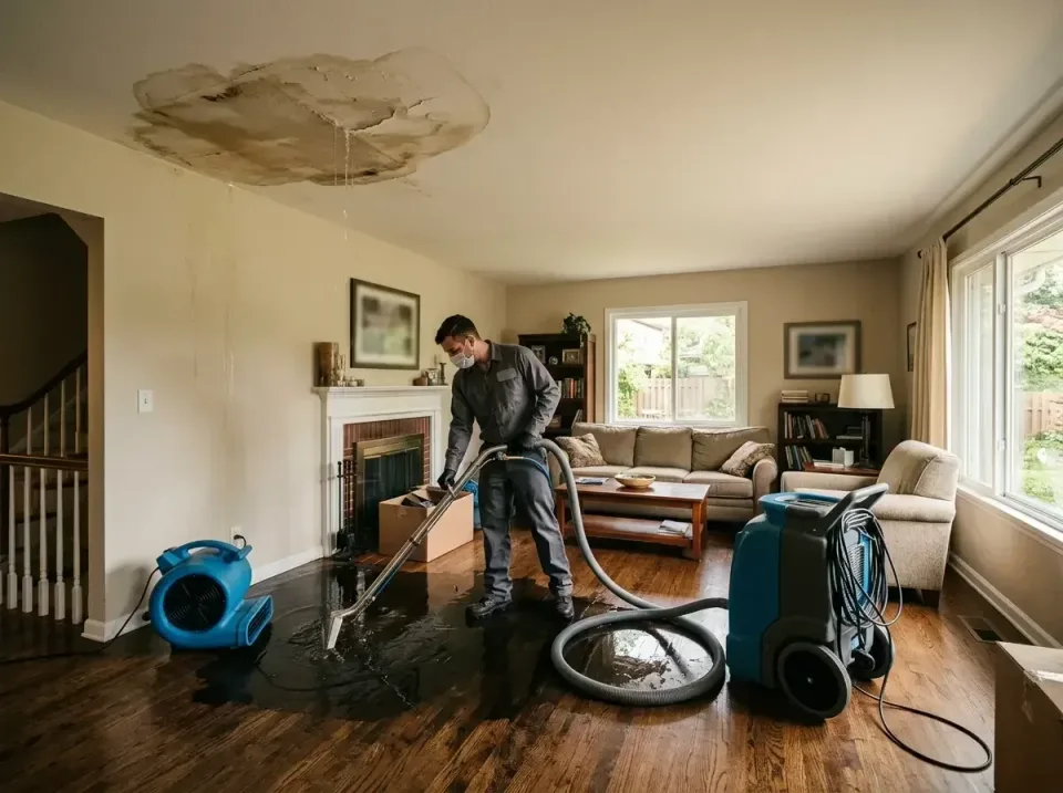 attic-pipe-burst-ceiling-drip-008 — frequently asked questions, Water Damage Restoration & Carpet Care in Clinton, NC